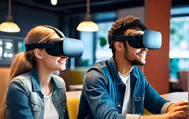 가상현실 기반 심리치료의 임상 적용 - **Prompt 2: VR for Relaxation and Pain Management**
    "A middle-aged person, gender-neutral, with ...