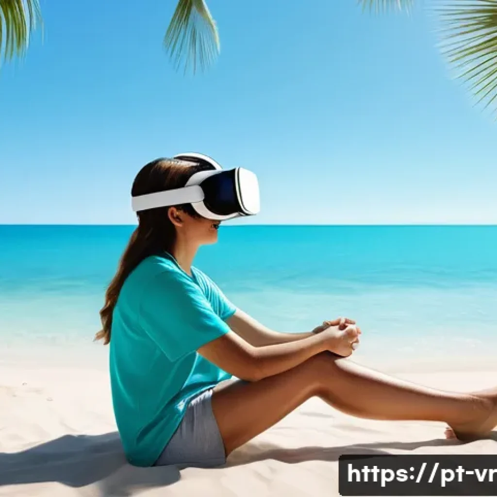 VR 치료의 실제 효과 사례 및 분석 - **Image Prompt: Serene VR Oasis for Chronic Pain Relief**
A person, appearing to be in their lat...