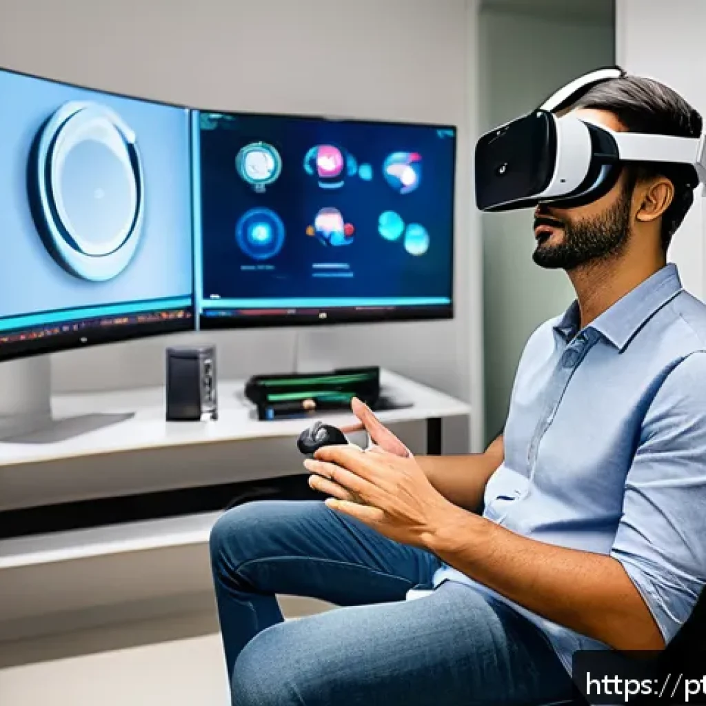 VR 심리치료의 자산 관리 및 재정적 측면 - A modern therapy clinic room in São Paulo, Brazil, showcasing a professional psychologist wearing sm...
