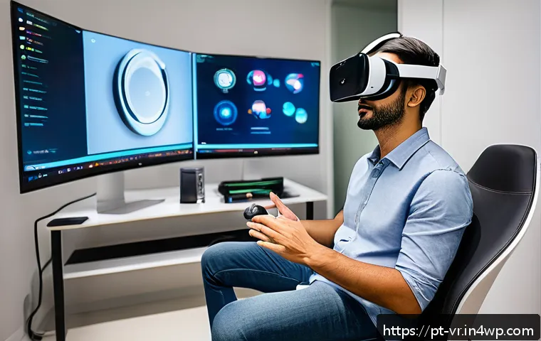 VR 심리치료의 자산 관리 및 재정적 측면 - A modern therapy clinic room in São Paulo, Brazil, showcasing a professional psychologist wearing sm...